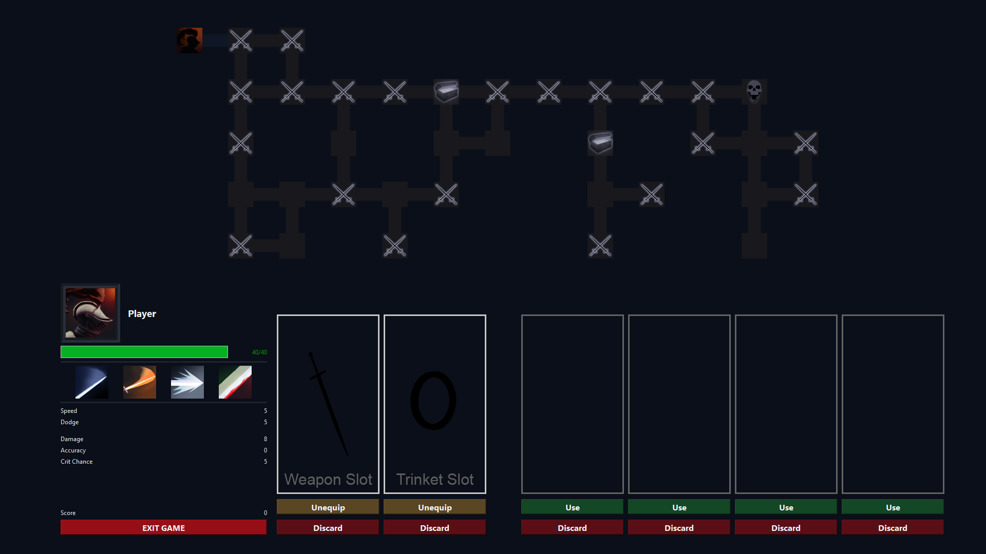 Debug view of hard difficulty map