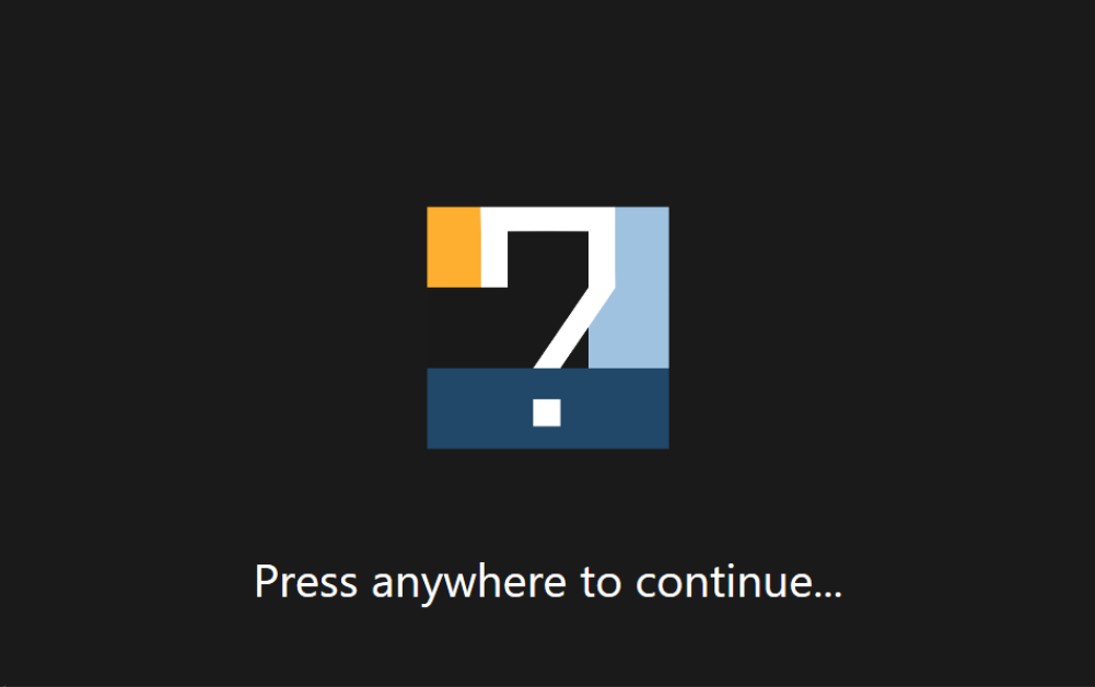 Title screen