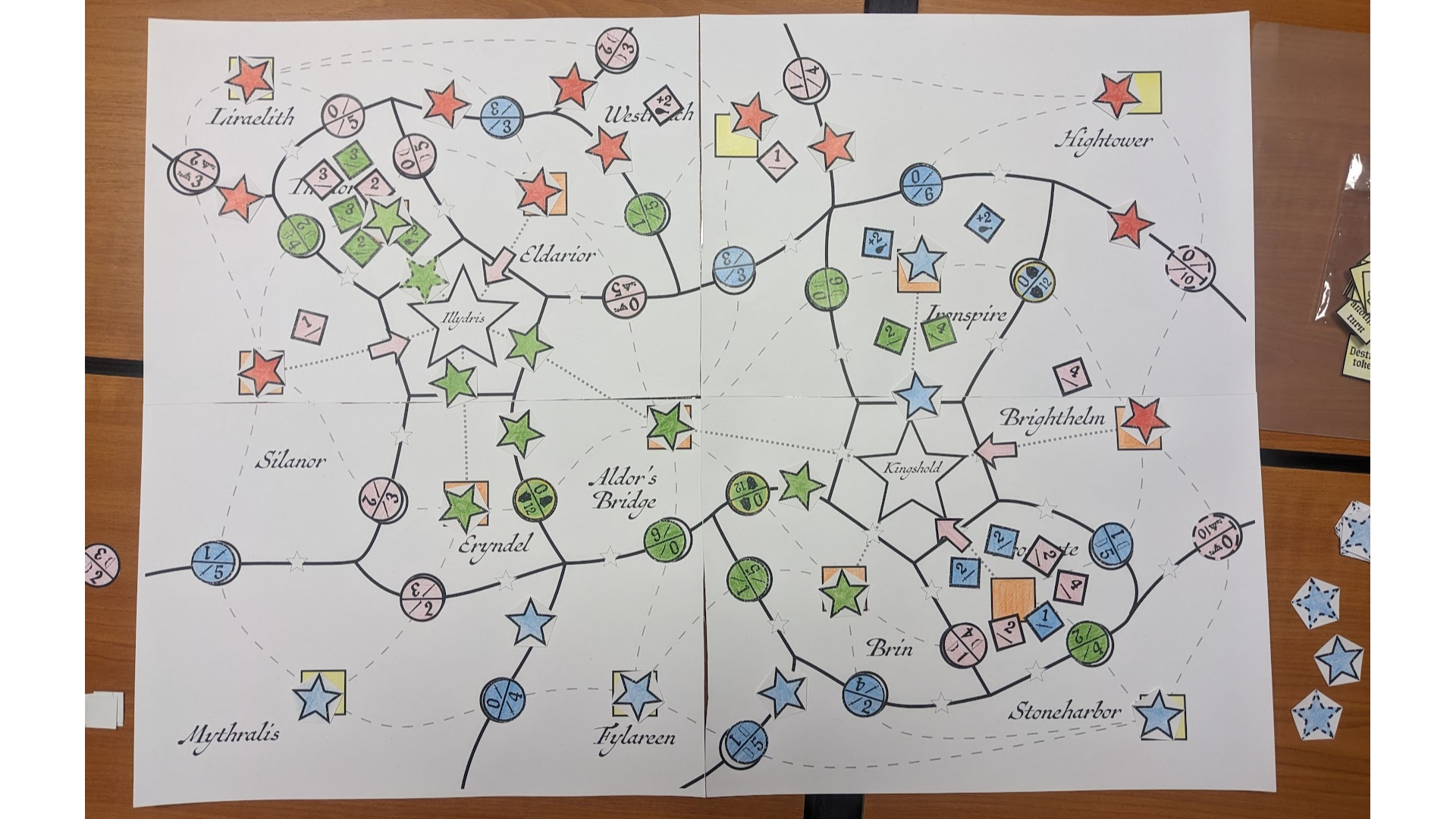 Game design 1 - Allies in War map